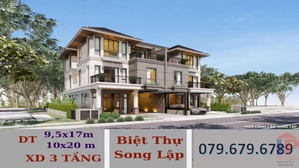 Chuyển nhượng biệt thự song lập Zeitgeist Xii Nhà Bè 9.5x17m